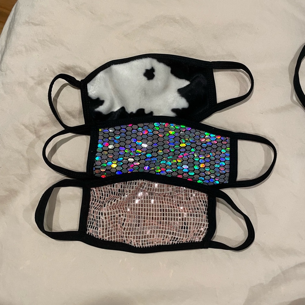 Bglittz Face Masks (pack of 3) originally bought for festivals and never used